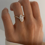 Oval Solitaire Lab Grown Diamond Engagement Ring