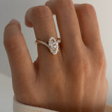 Oval Solitaire Lab Grown Diamond Engagement Ring