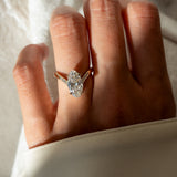 Oval Solitaire Lab Grown Diamond Engagement Ring