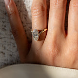 Oval Solitaire Lab Grown Diamond Engagement Ring