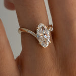 Oval Solitaire Lab Grown Diamond Engagement Ring