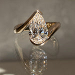 Oval Solitaire Lab Grown Diamond Engagement Ring