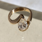 Oval Solitaire Lab Grown Diamond Engagement Ring
