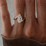 Oval Solitaire Lab Grown Diamond Engagement Ring