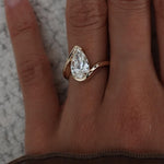 Oval Solitaire Lab Grown Diamond Engagement Ring
