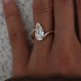 Oval Solitaire Lab Grown Diamond Engagement Ring