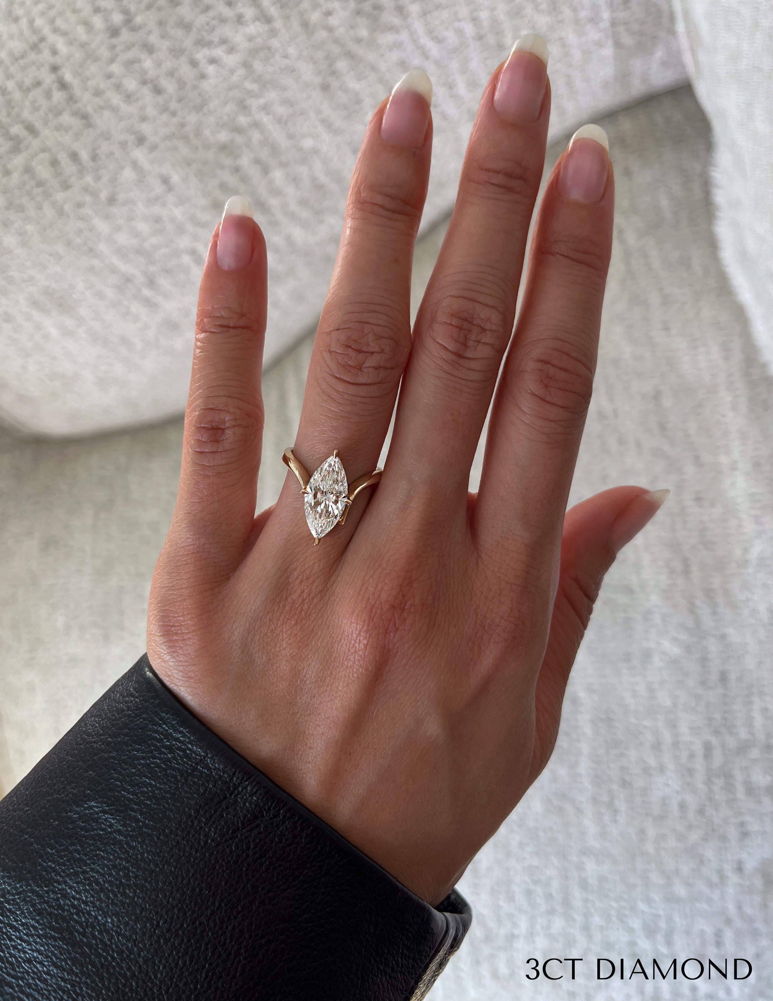 Oval Solitaire Lab Grown Diamond Engagement Ring