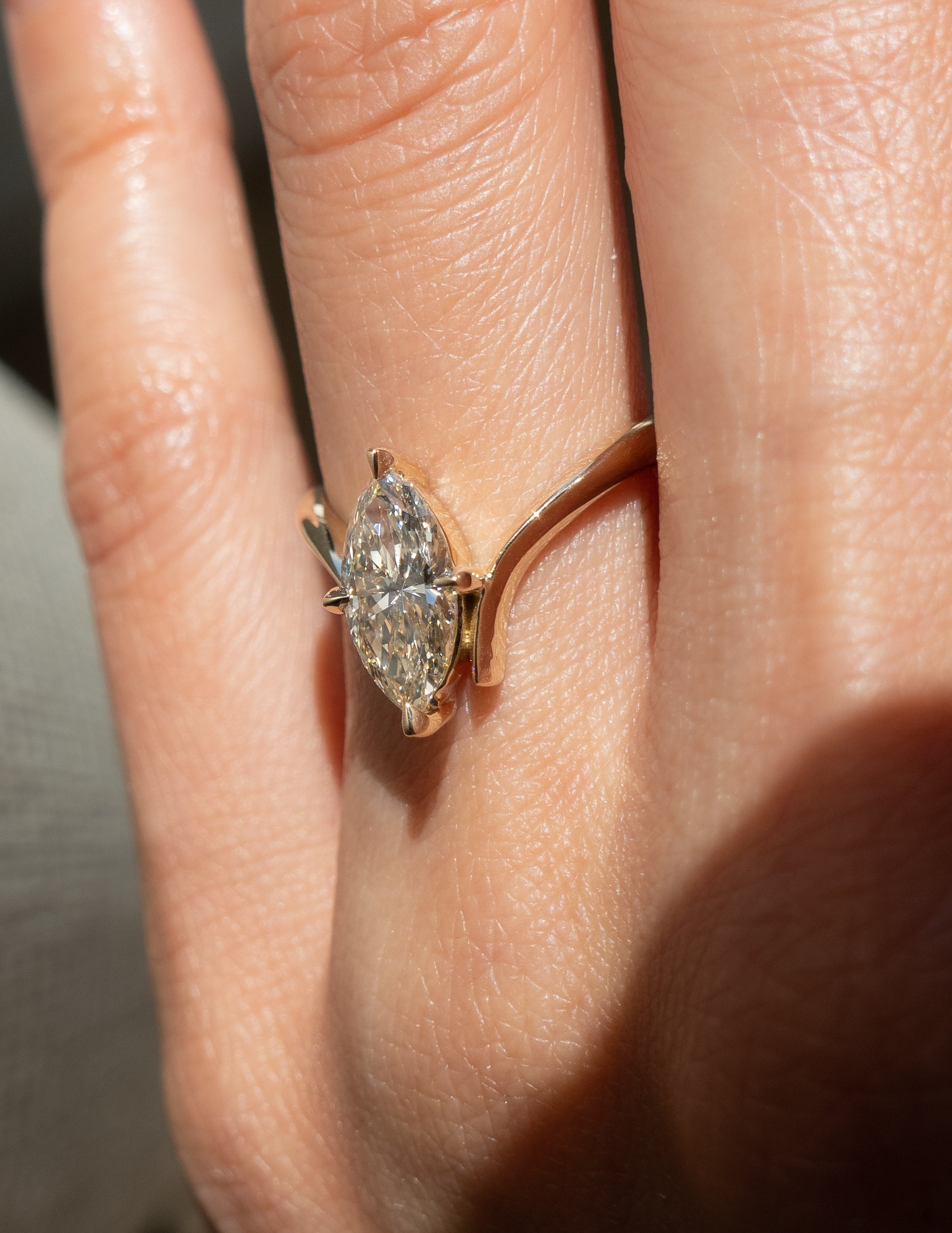 Oval Solitaire Lab Grown Diamond Engagement Ring
