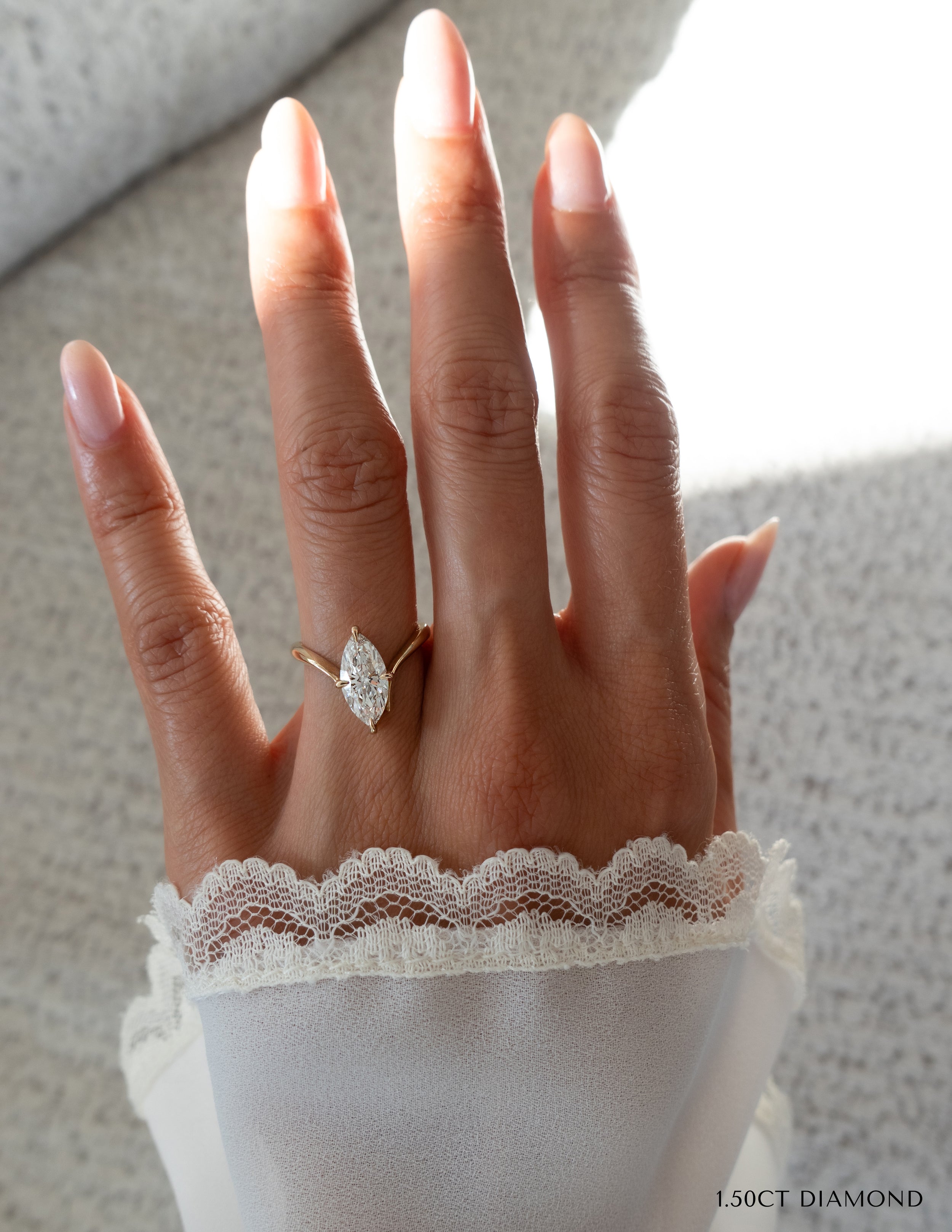 Oval Solitaire Lab Grown Diamond Engagement Ring