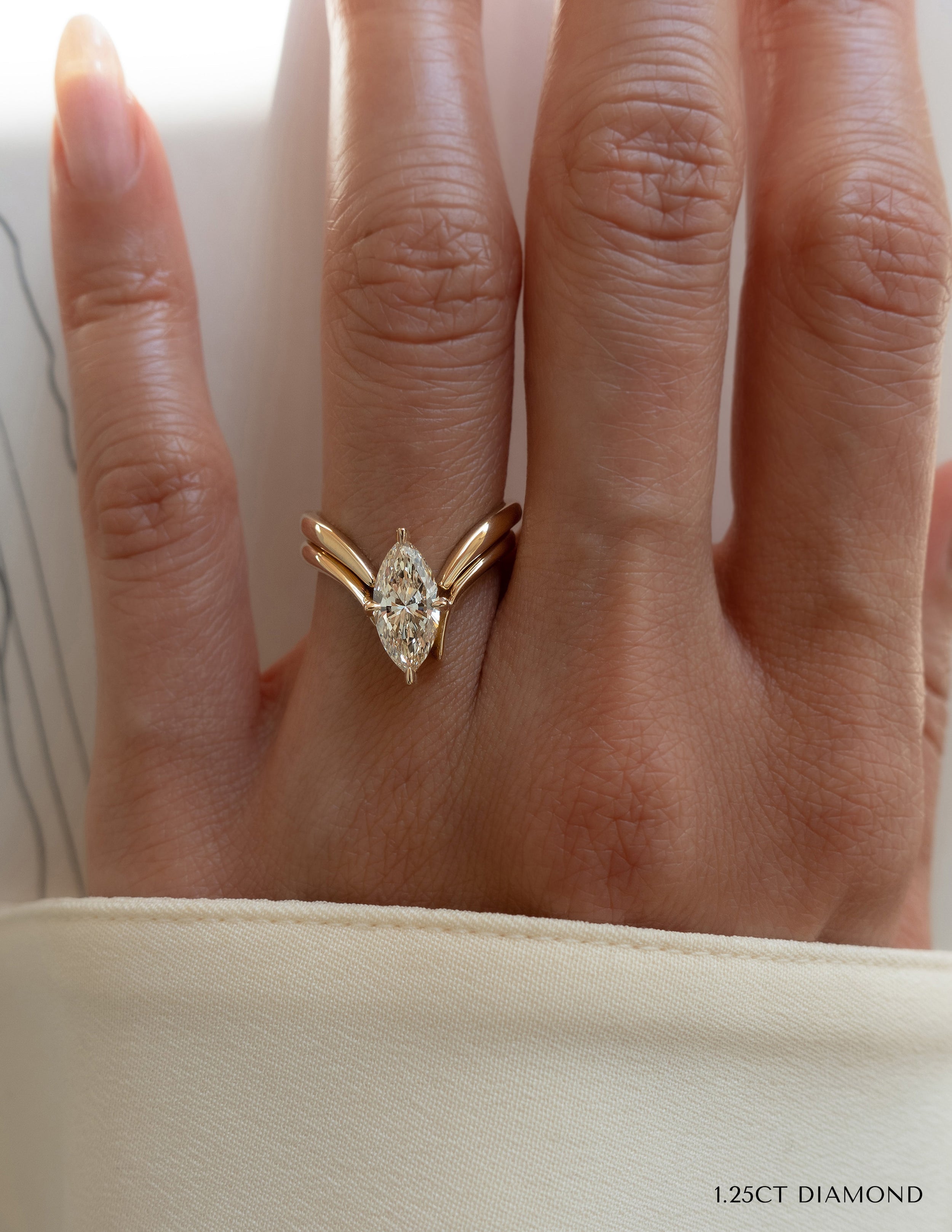 Oval Solitaire Lab Grown Diamond Engagement Ring