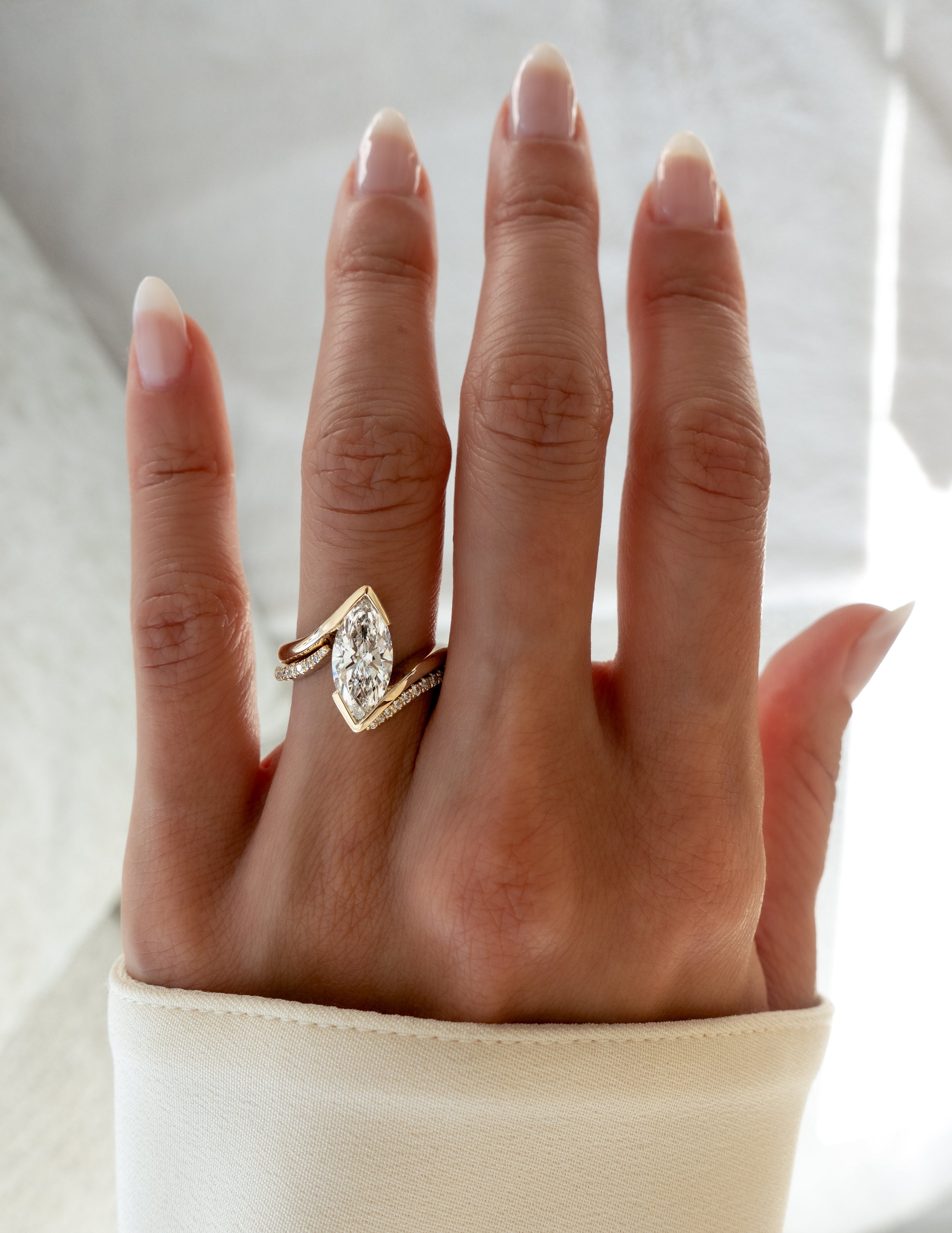 Oval Solitaire Lab Grown Diamond Engagement Ring
