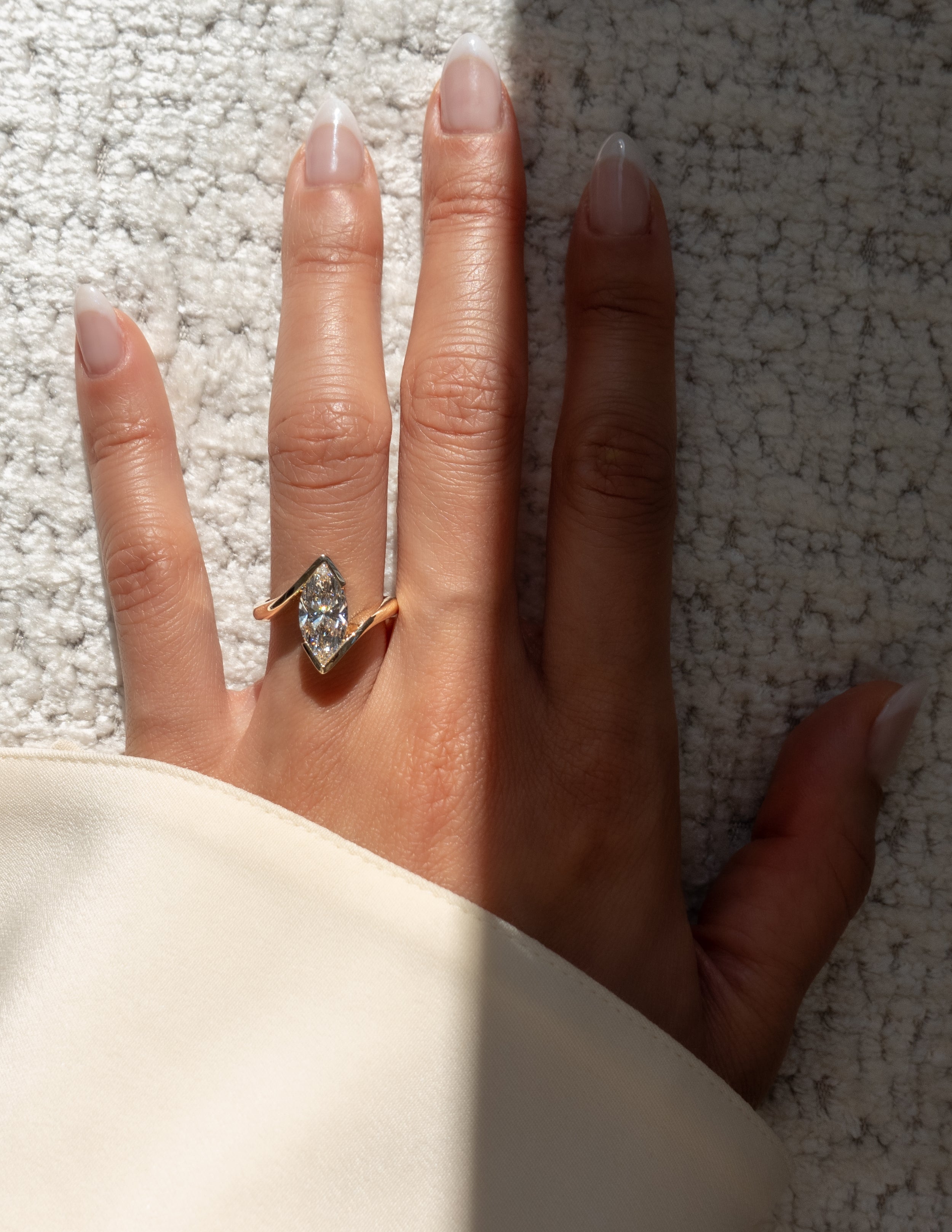 Oval Solitaire Lab Grown Diamond Engagement Ring