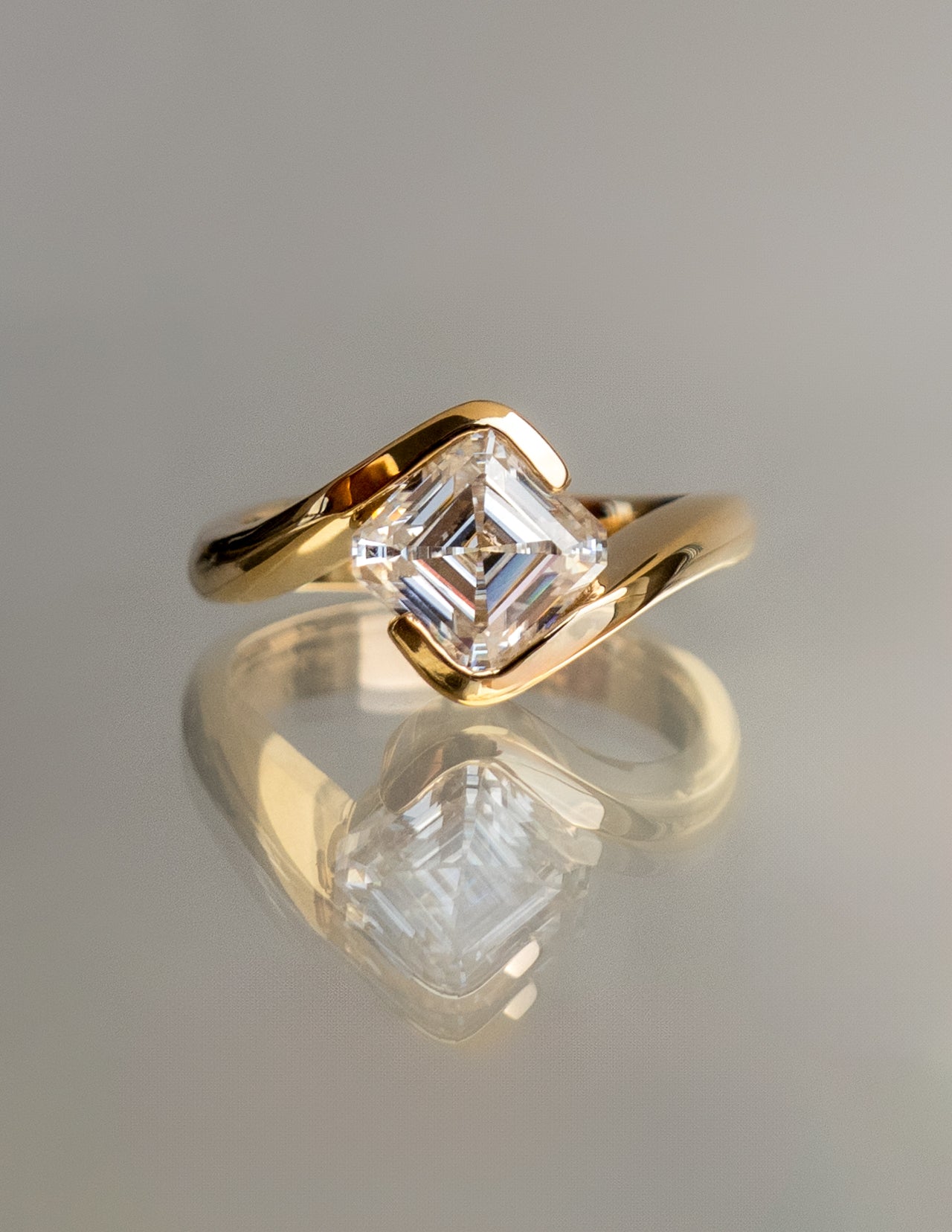 Oval Solitaire Lab Grown Diamond Engagement Ring
