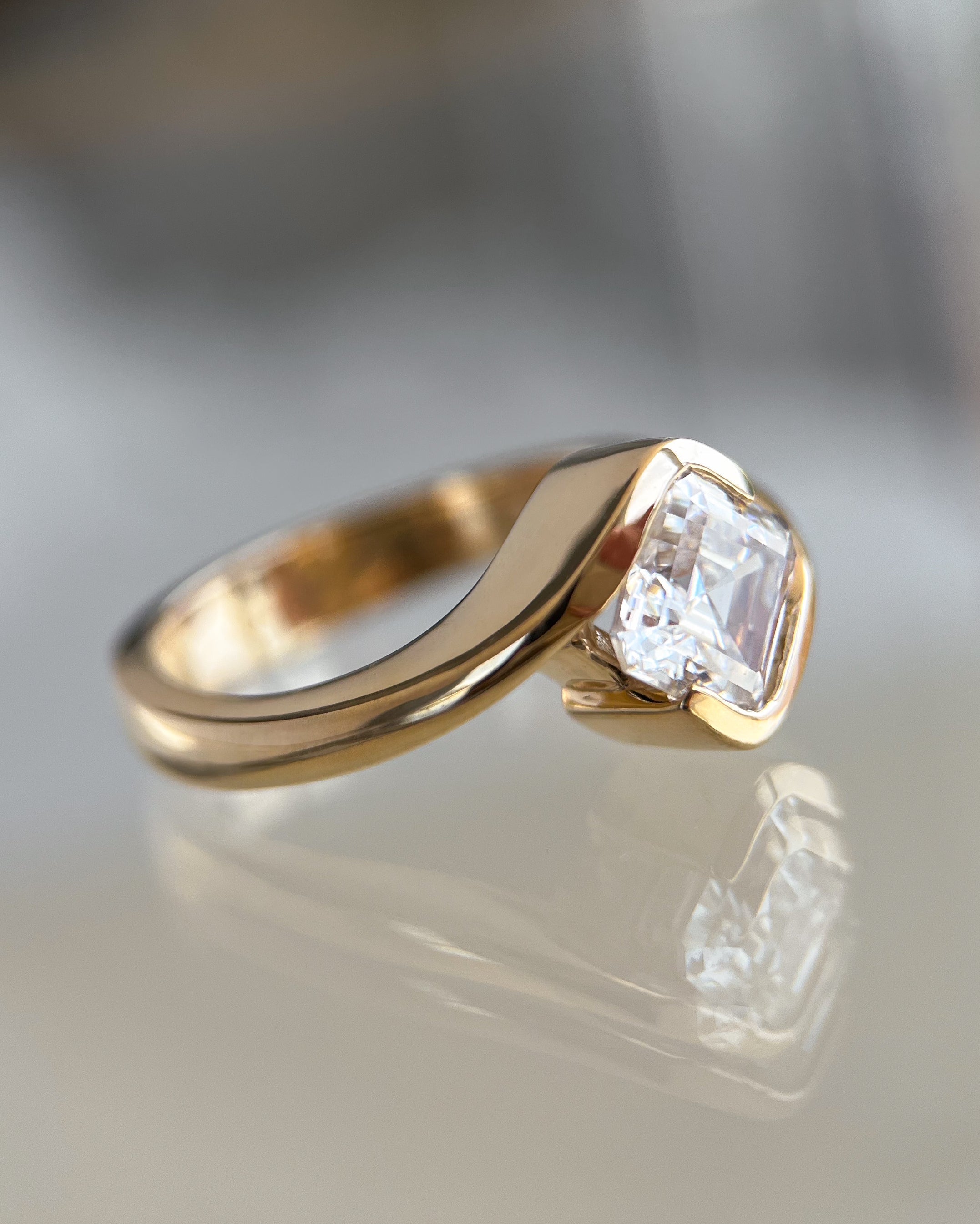 Oval Solitaire Lab Grown Diamond Engagement Ring