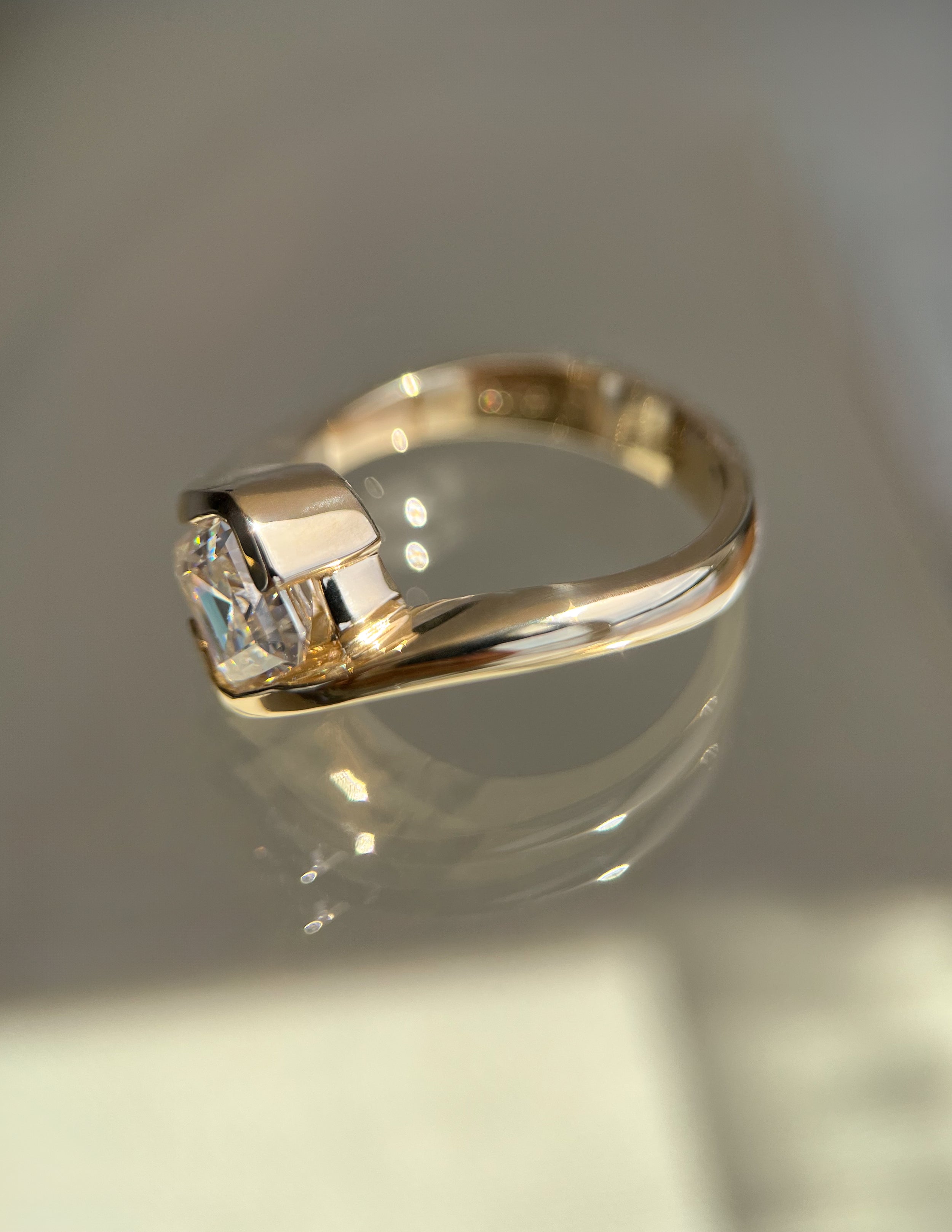 Oval Solitaire Lab Grown Diamond Engagement Ring