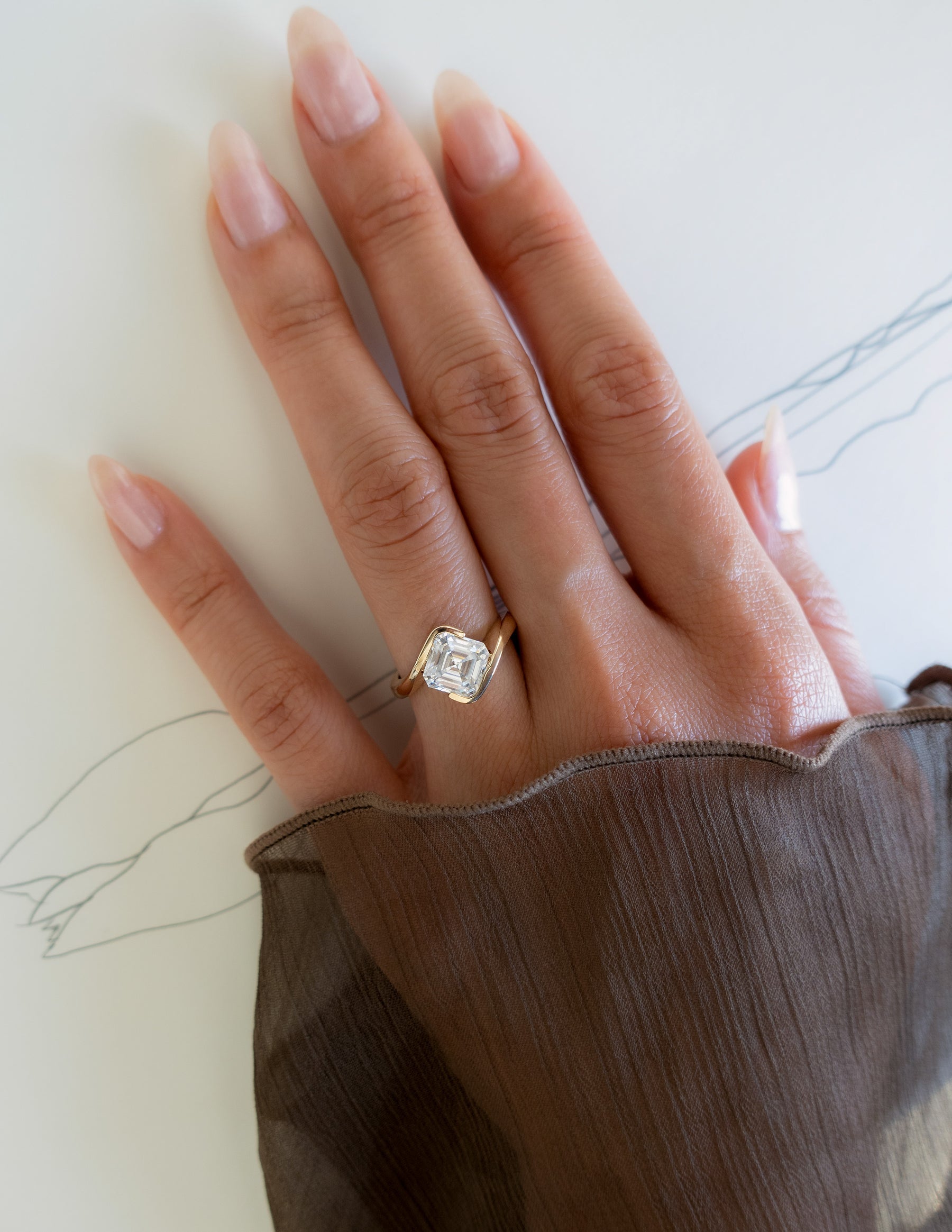 Oval Solitaire Lab Grown Diamond Engagement Ring