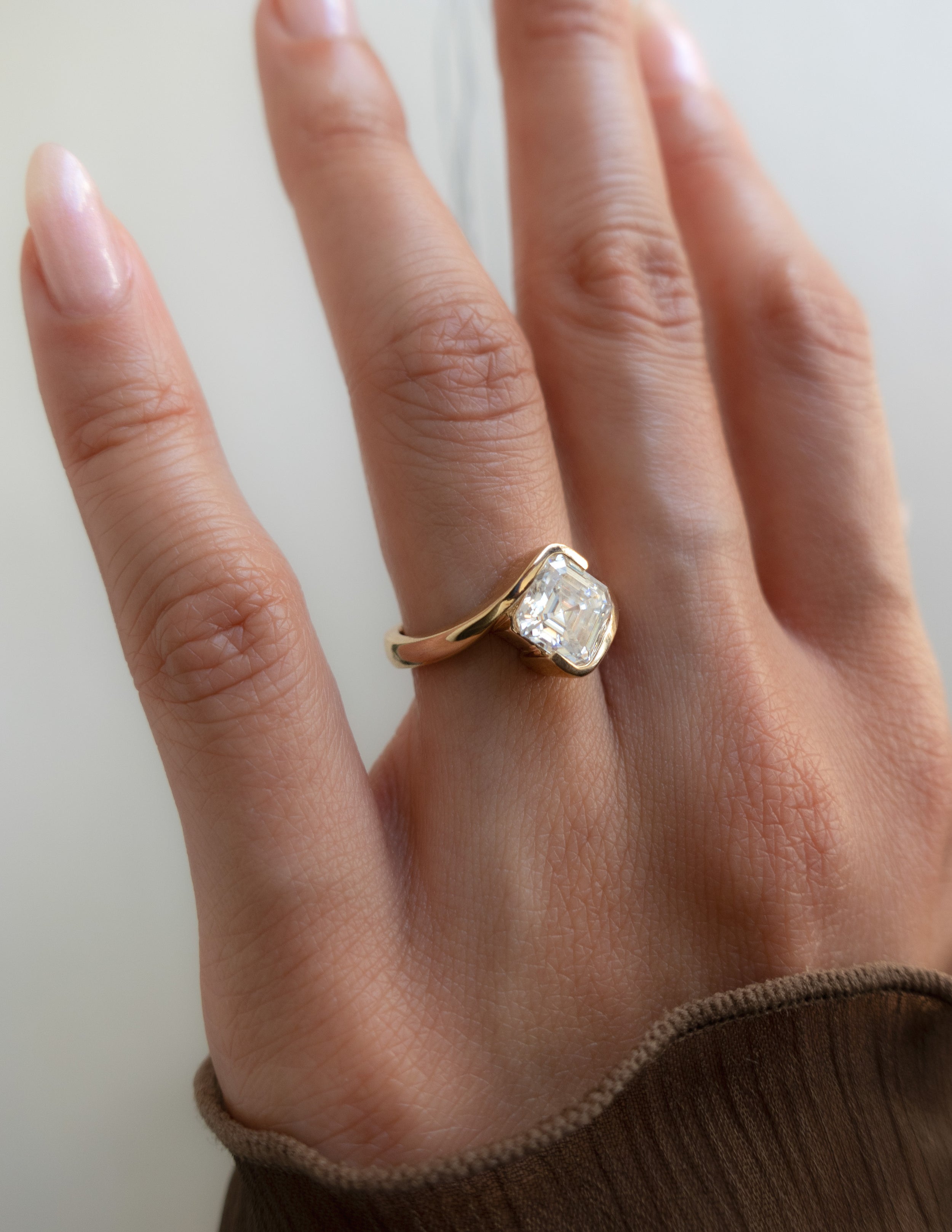 Oval Solitaire Lab Grown Diamond Engagement Ring