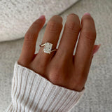 Oval Solitaire Lab Grown Diamond Engagement Ring