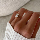 Oval Solitaire Lab Grown Diamond Engagement Ring