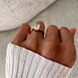 Oval Solitaire Lab Grown Diamond Engagement Ring