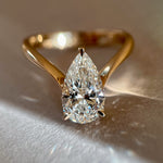 Oval Solitaire Lab Grown Diamond Engagement Ring