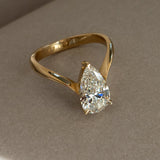 Oval Solitaire Lab Grown Diamond Engagement Ring