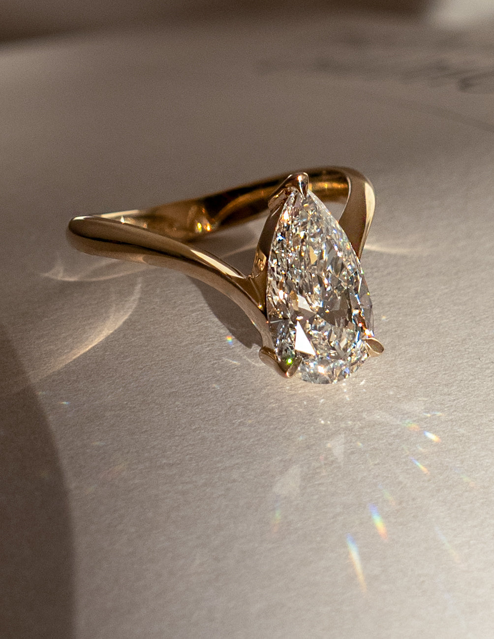 Oval Solitaire Lab Grown Diamond Engagement Ring