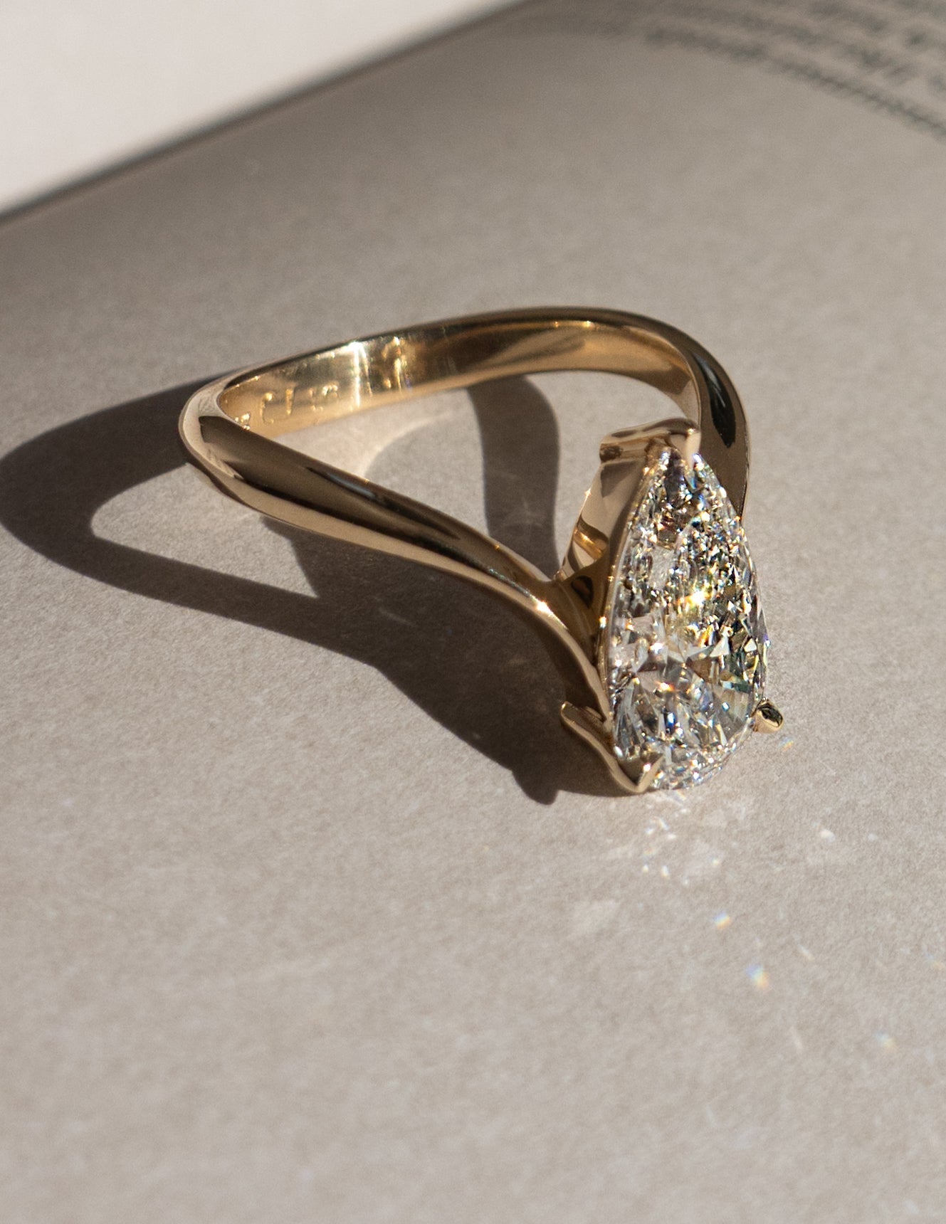 Oval Solitaire Lab Grown Diamond Engagement Ring