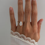 Oval Solitaire Lab Grown Diamond Engagement Ring