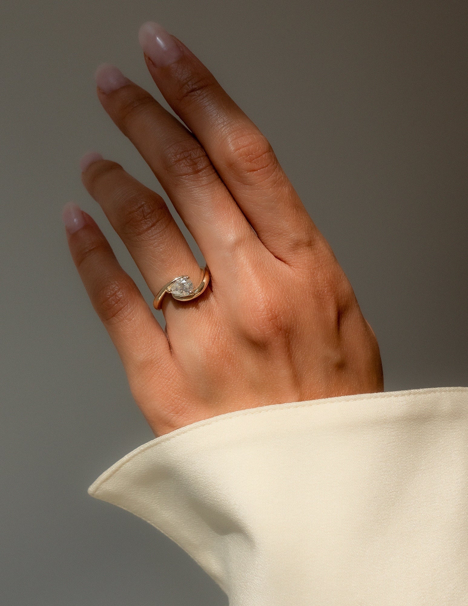 Oval Solitaire Lab Grown Diamond Engagement Ring