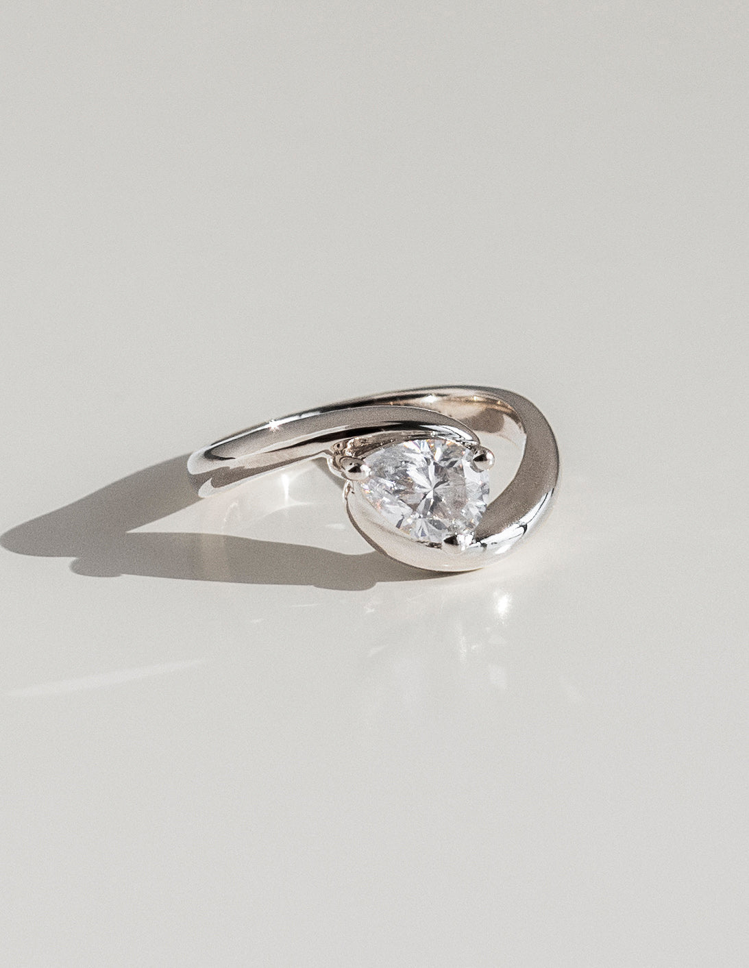 Oval Solitaire Lab Grown Diamond Engagement Ring