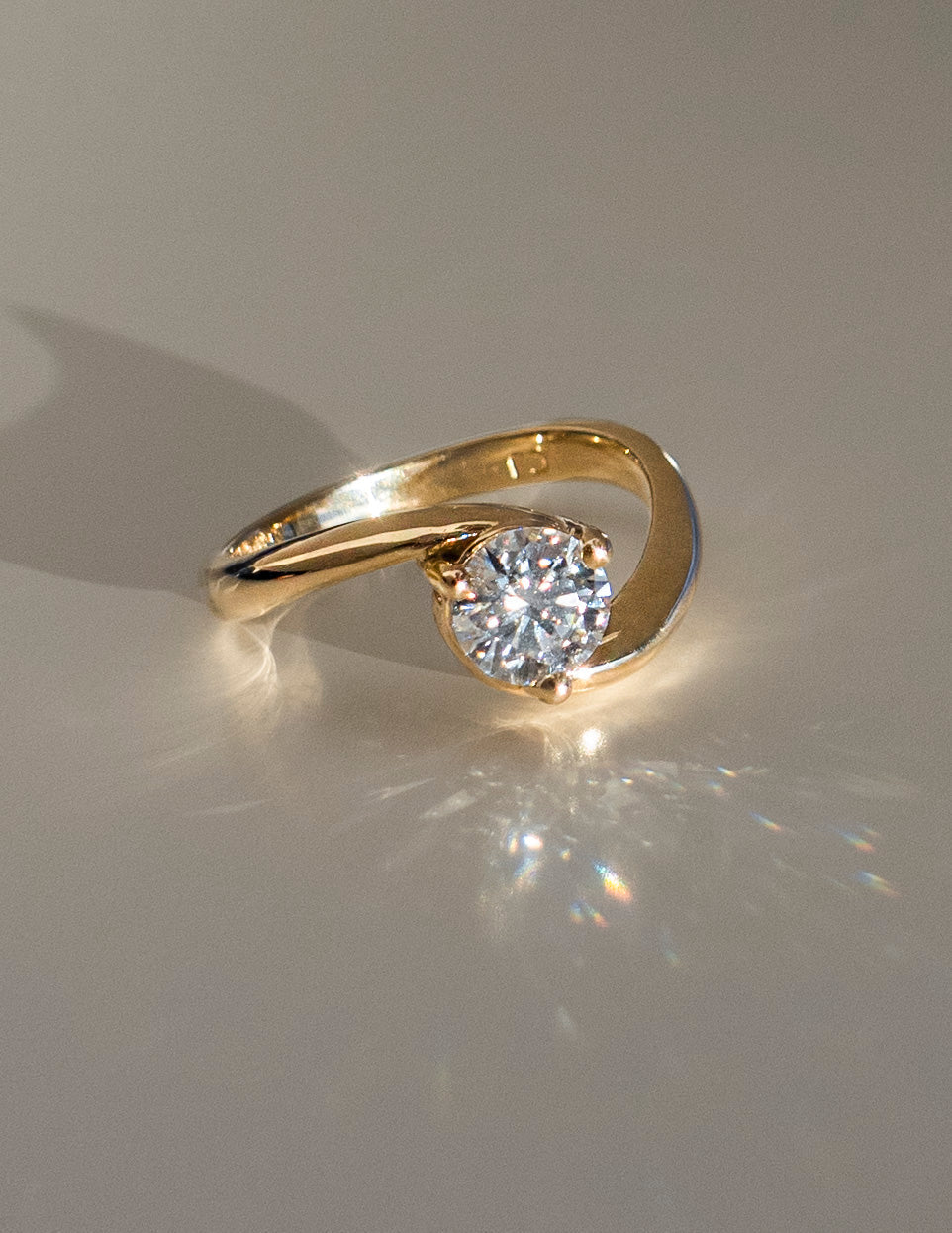 Oval Solitaire Lab Grown Diamond Engagement Ring