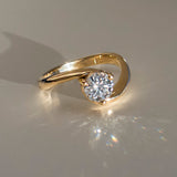 Oval Solitaire Lab Grown Diamond Engagement Ring