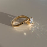 Oval Solitaire Lab Grown Diamond Engagement Ring