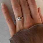 Oval Solitaire Lab Grown Diamond Engagement Ring