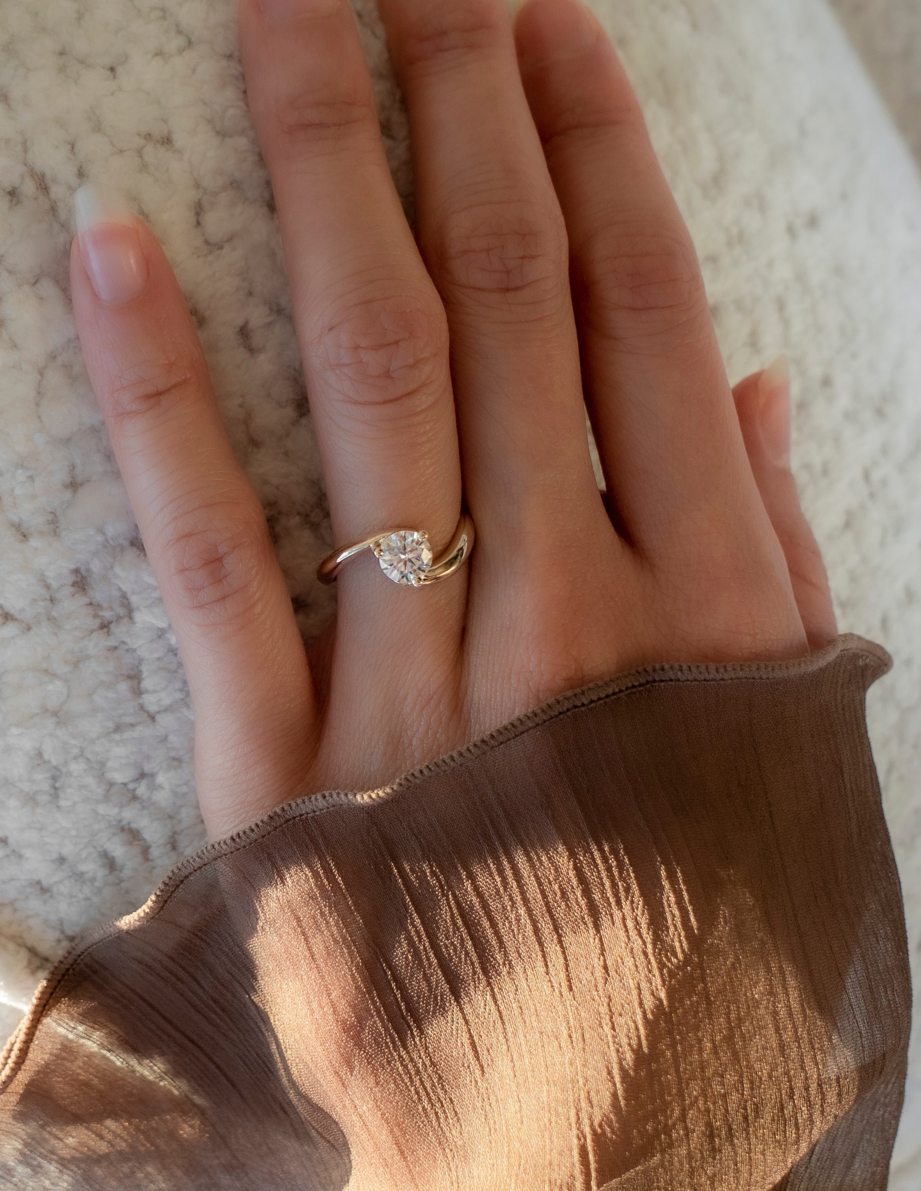 Oval Solitaire Lab Grown Diamond Engagement Ring