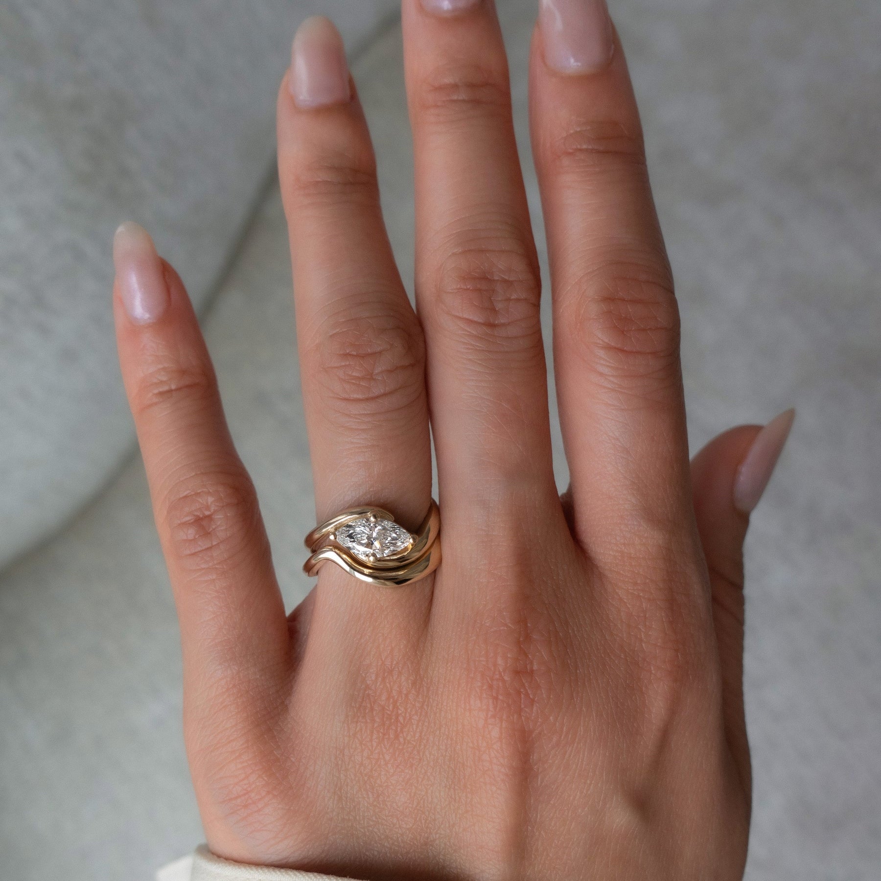 Oval Solitaire Lab Grown Diamond Engagement Ring