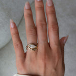 1.5 CT Marquise Lab Grown Diamond Bridal Set