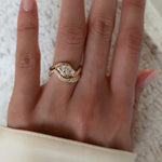 1.5 CT Marquise Lab Grown Diamond Bridal Set