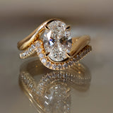 Oval Solitaire Lab Grown Diamond Engagement Ring