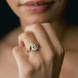 2.5 CT Pear Lab Grown Diamond Bridal Set