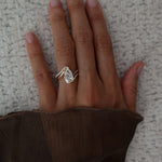 2.5 CT Pear Lab Grown Diamond Bridal Set