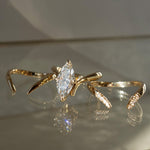 2 CT Marquise Lab Grown Diamond Bridal Set