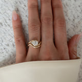 1.5 CT Pear Lab Grown Diamond Bridal Set