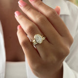 [C_SIZE] [C_Shape] [Style] Lab Grown Diamond Bridal Ring Set