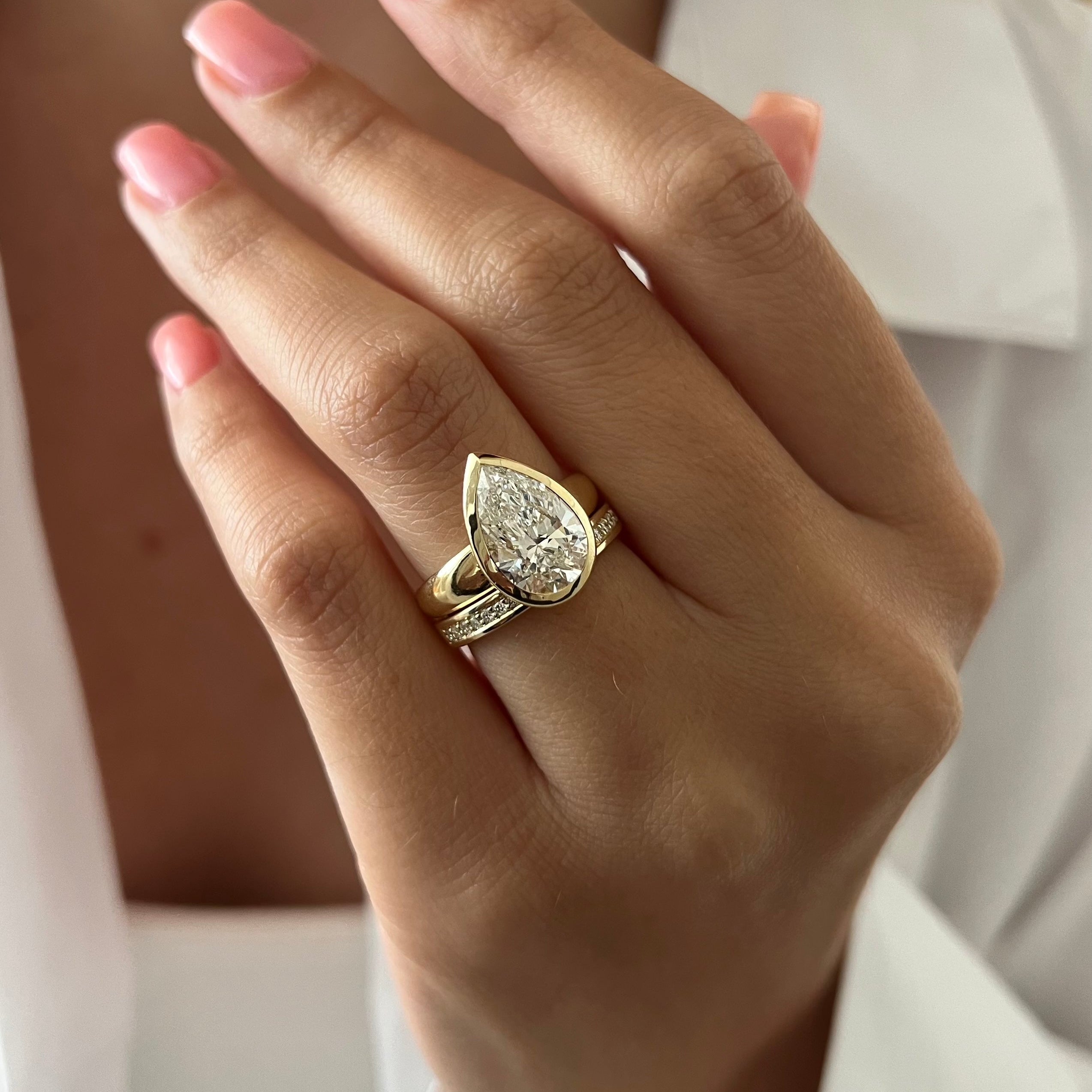 [C_SIZE] [C_Shape] [Style] Lab Grown Diamond Bridal Ring Set