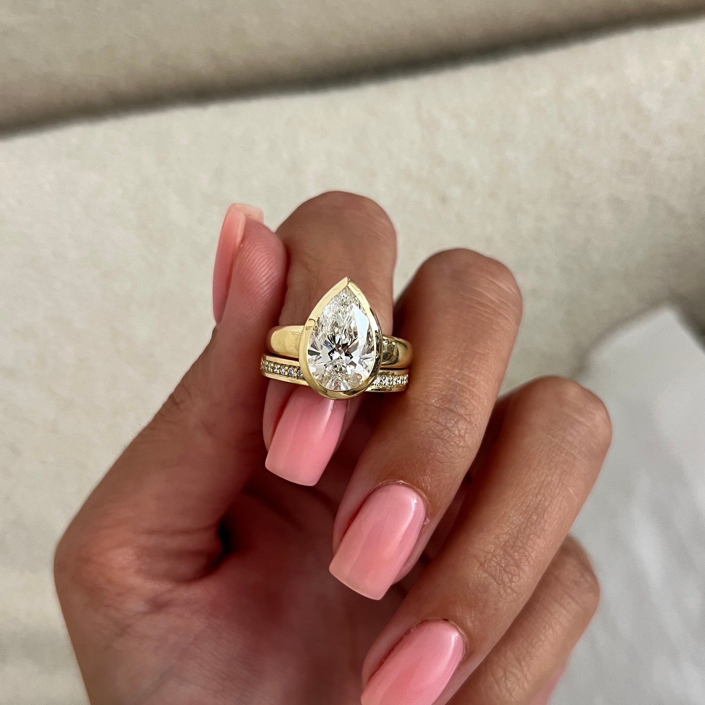 [C_SIZE] [C_Shape] [Style] Lab Grown Diamond Bridal Ring Set