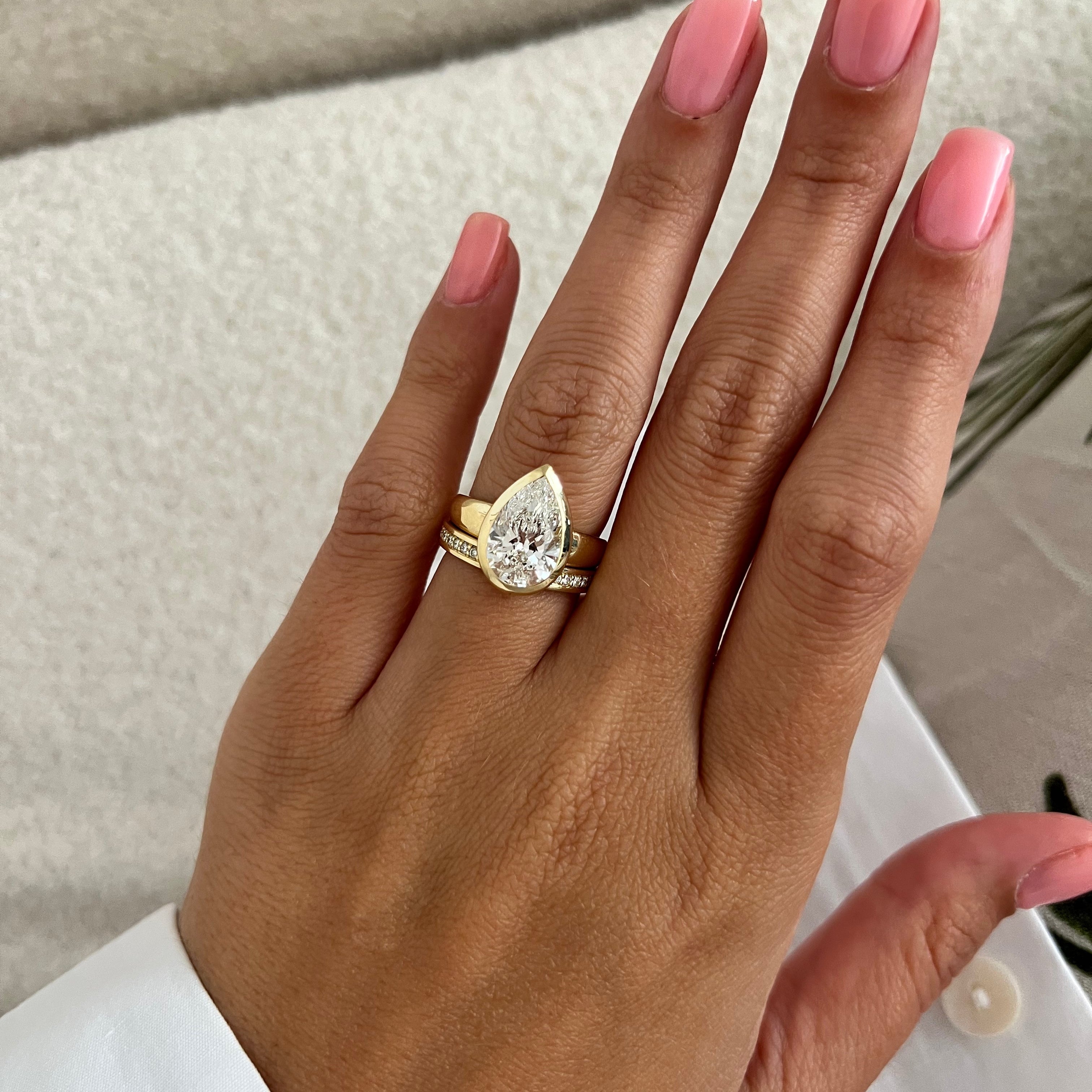 [C_SIZE] [C_Shape] [Style] Lab Grown Diamond Bridal Ring Set