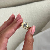 [C_SIZE] [C_Shape] [Style] Lab Grown Diamond Bridal Ring Set