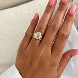 [C_SIZE] [C_Shape] [Style] Lab Grown Diamond Bridal Ring Set
